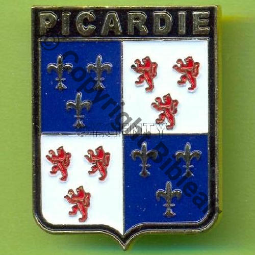 PIC A1297 EC 2.12 PICARDIE CAMBRAI  INSIGNIA Tambour Dos lisse irreg SNH 15Eur12.06